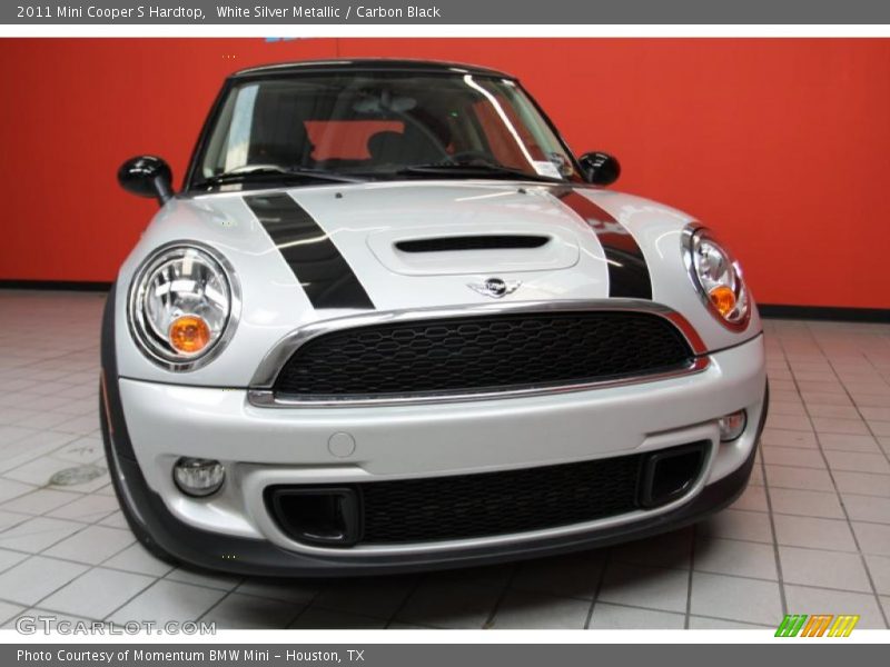 White Silver Metallic / Carbon Black 2011 Mini Cooper S Hardtop