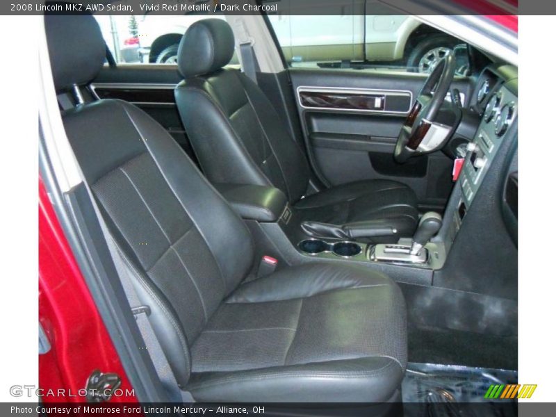 Vivid Red Metallic / Dark Charcoal 2008 Lincoln MKZ AWD Sedan