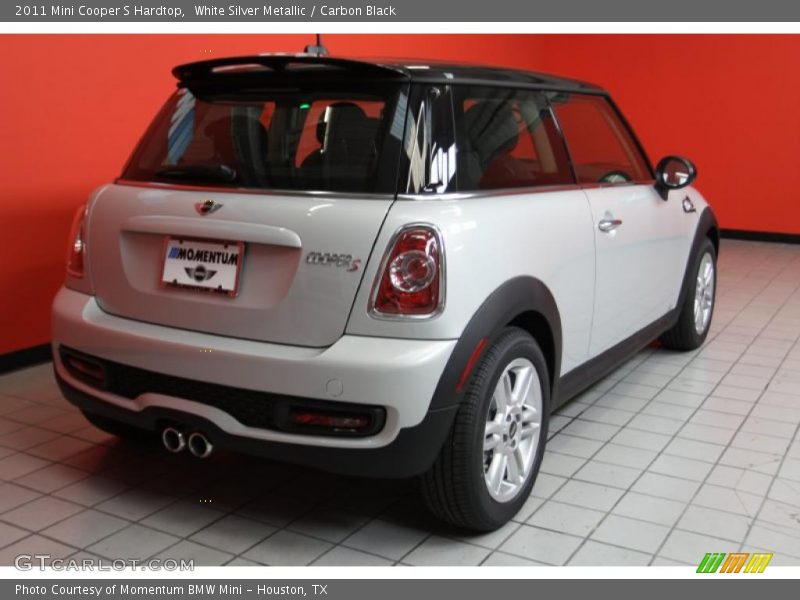 White Silver Metallic / Carbon Black 2011 Mini Cooper S Hardtop