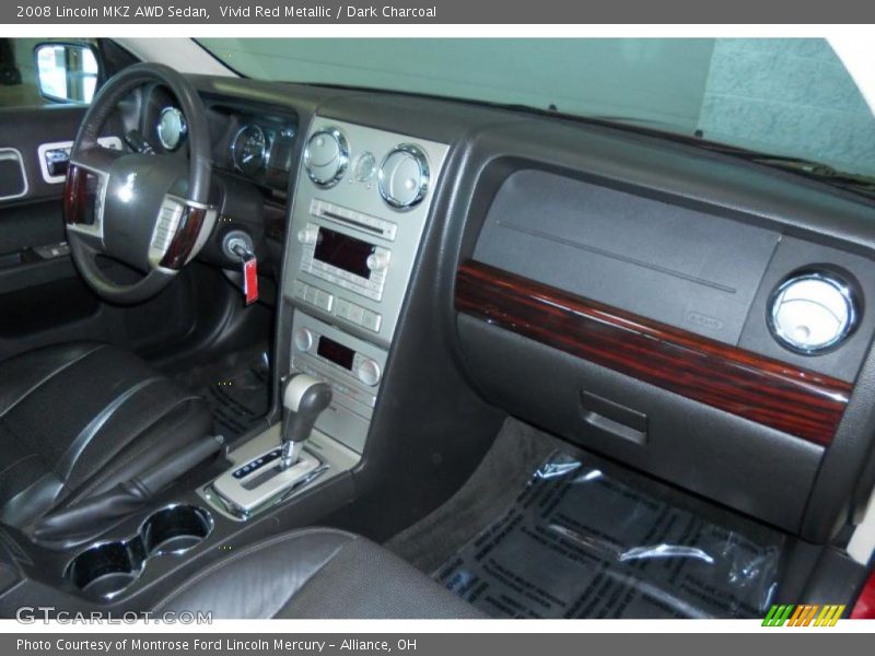 Vivid Red Metallic / Dark Charcoal 2008 Lincoln MKZ AWD Sedan