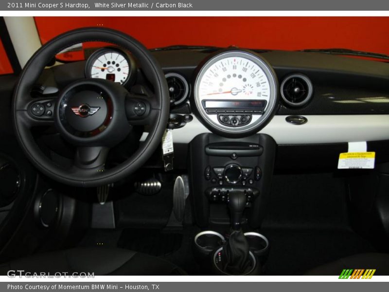 White Silver Metallic / Carbon Black 2011 Mini Cooper S Hardtop