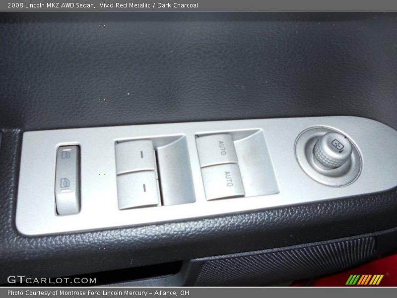 Vivid Red Metallic / Dark Charcoal 2008 Lincoln MKZ AWD Sedan