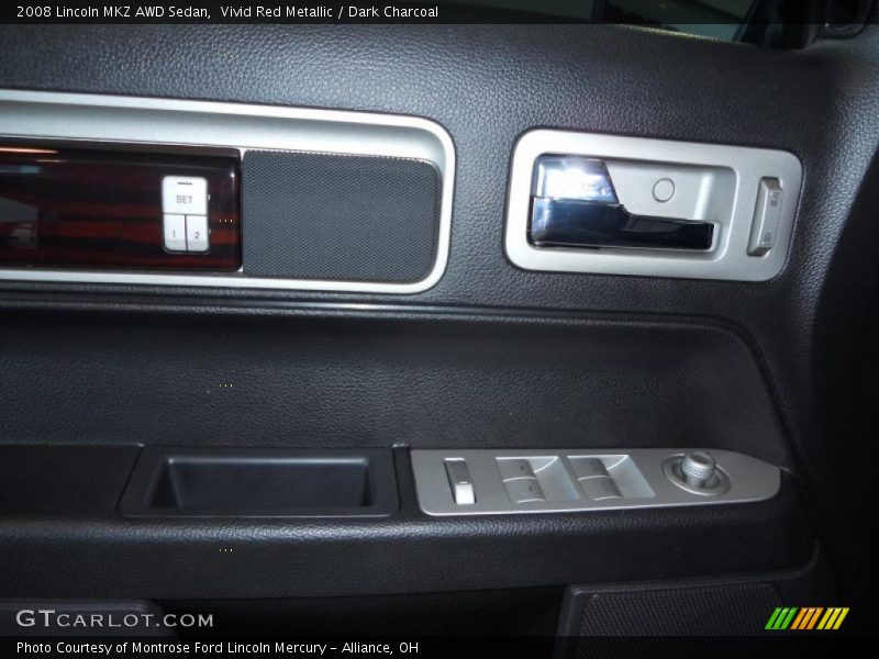 Vivid Red Metallic / Dark Charcoal 2008 Lincoln MKZ AWD Sedan