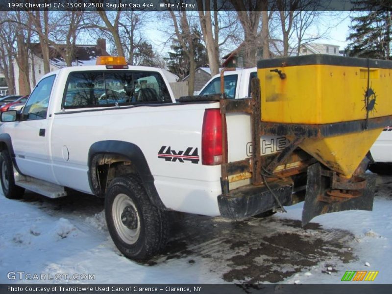 White / Gray 1998 Chevrolet C/K 2500 K2500 Regular Cab 4x4