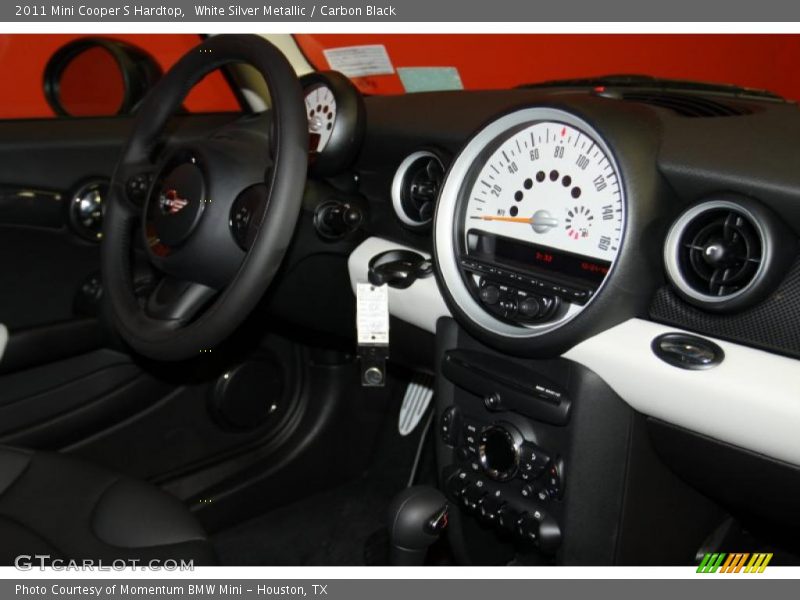 White Silver Metallic / Carbon Black 2011 Mini Cooper S Hardtop