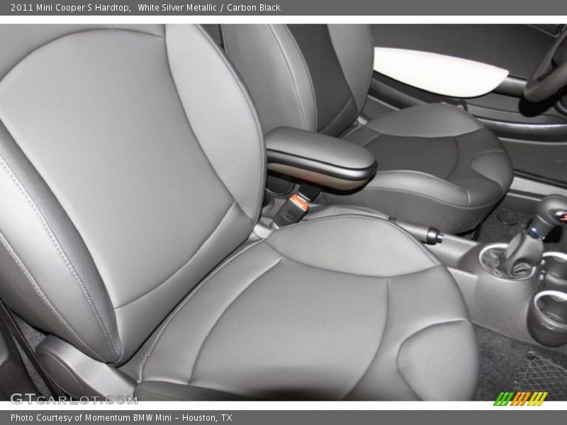White Silver Metallic / Carbon Black 2011 Mini Cooper S Hardtop