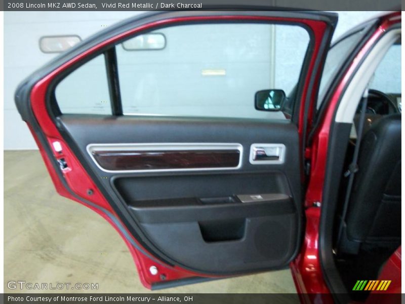 Vivid Red Metallic / Dark Charcoal 2008 Lincoln MKZ AWD Sedan
