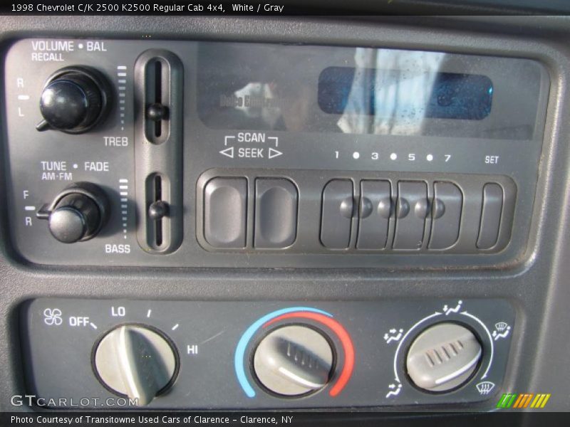 White / Gray 1998 Chevrolet C/K 2500 K2500 Regular Cab 4x4