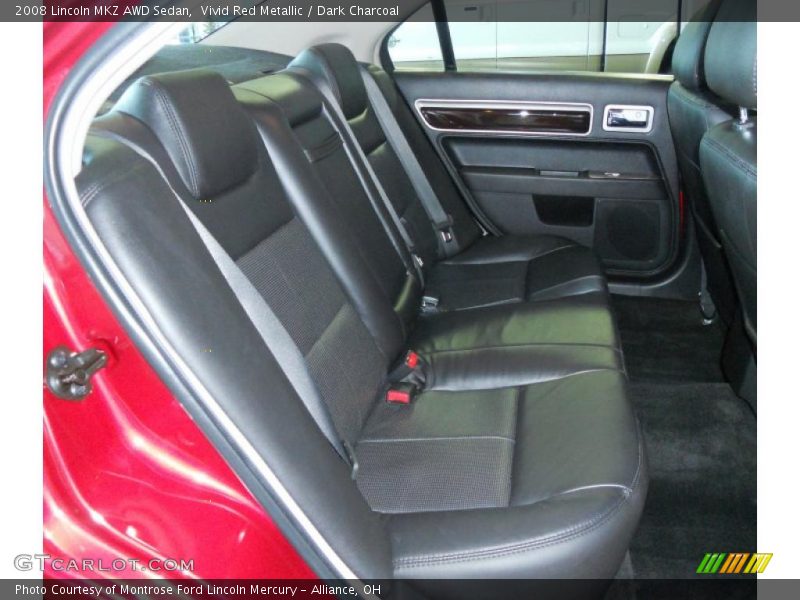 Vivid Red Metallic / Dark Charcoal 2008 Lincoln MKZ AWD Sedan