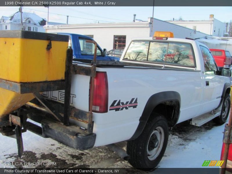 White / Gray 1998 Chevrolet C/K 2500 K2500 Regular Cab 4x4