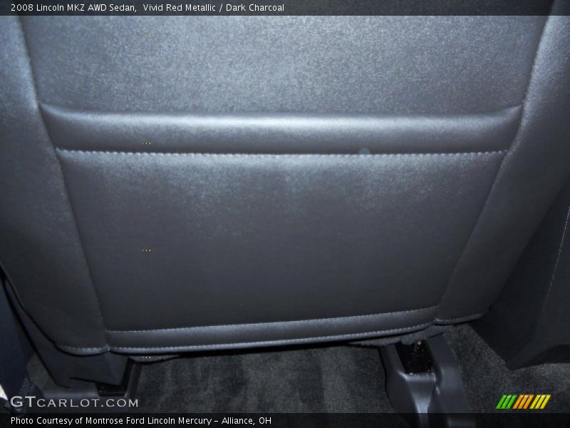 Vivid Red Metallic / Dark Charcoal 2008 Lincoln MKZ AWD Sedan