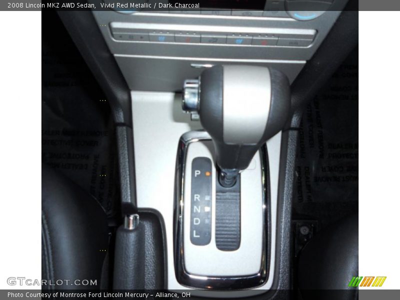 Vivid Red Metallic / Dark Charcoal 2008 Lincoln MKZ AWD Sedan