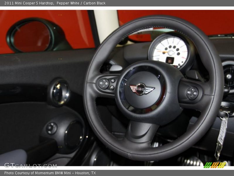 Pepper White / Carbon Black 2011 Mini Cooper S Hardtop