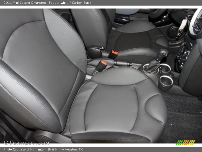 Pepper White / Carbon Black 2011 Mini Cooper S Hardtop