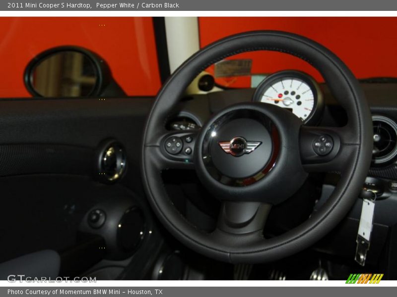 Pepper White / Carbon Black 2011 Mini Cooper S Hardtop