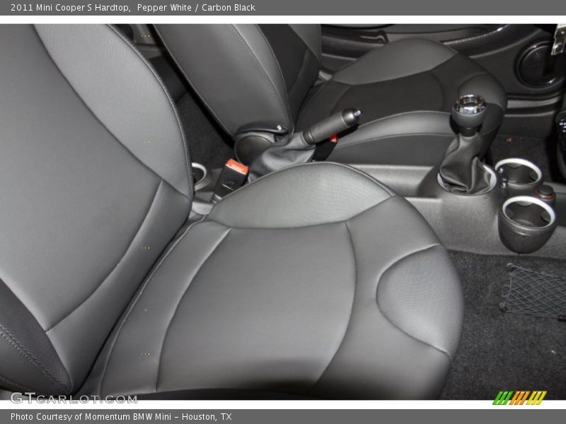 Pepper White / Carbon Black 2011 Mini Cooper S Hardtop