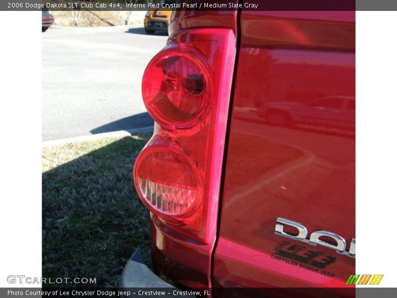 Inferno Red Crystal Pearl / Medium Slate Gray 2006 Dodge Dakota SLT Club Cab 4x4
