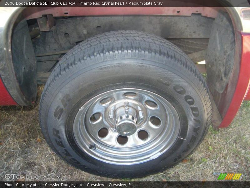 Inferno Red Crystal Pearl / Medium Slate Gray 2006 Dodge Dakota SLT Club Cab 4x4