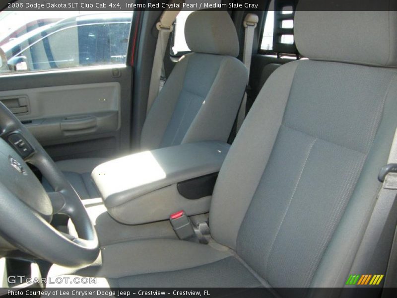 Inferno Red Crystal Pearl / Medium Slate Gray 2006 Dodge Dakota SLT Club Cab 4x4
