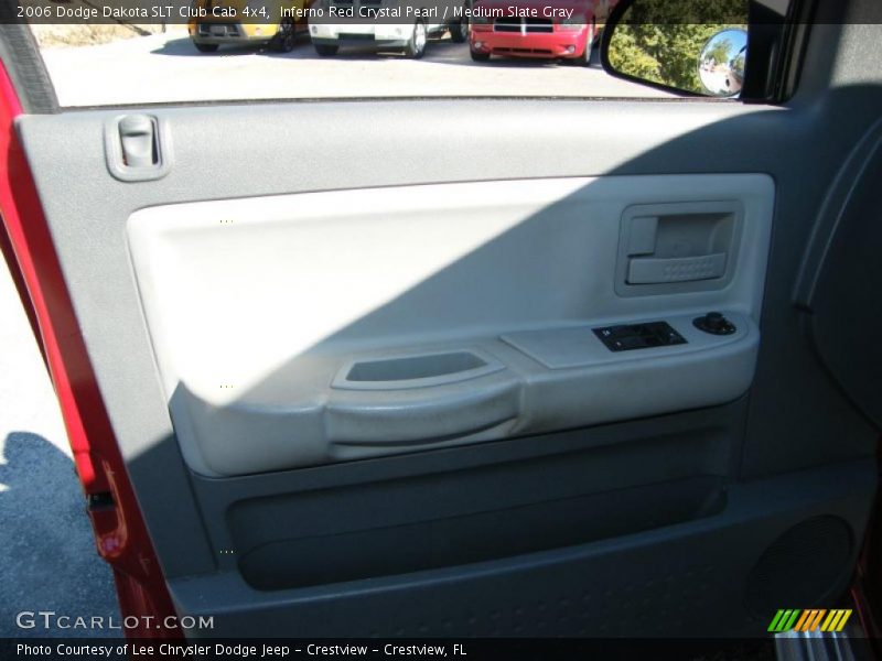 Inferno Red Crystal Pearl / Medium Slate Gray 2006 Dodge Dakota SLT Club Cab 4x4