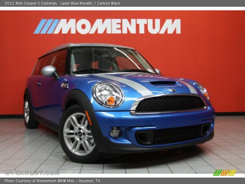 Laser Blue Metallic / Carbon Black 2011 Mini Cooper S Clubman