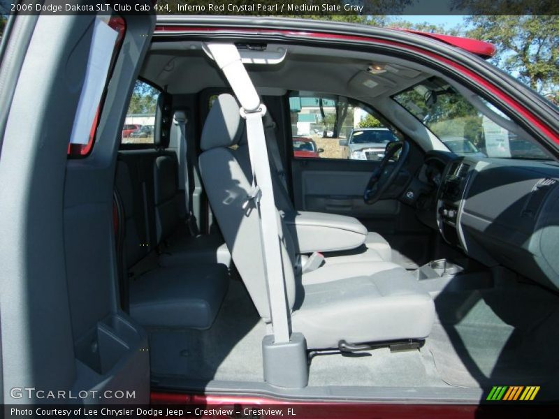 Inferno Red Crystal Pearl / Medium Slate Gray 2006 Dodge Dakota SLT Club Cab 4x4