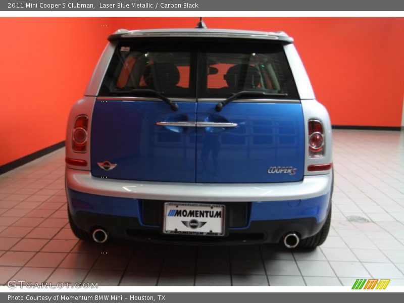 Laser Blue Metallic / Carbon Black 2011 Mini Cooper S Clubman
