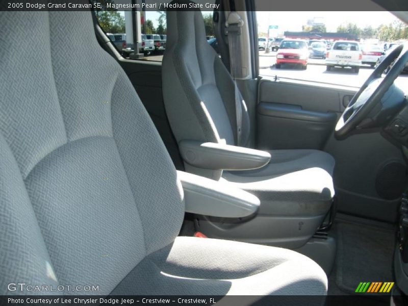 Magnesium Pearl / Medium Slate Gray 2005 Dodge Grand Caravan SE
