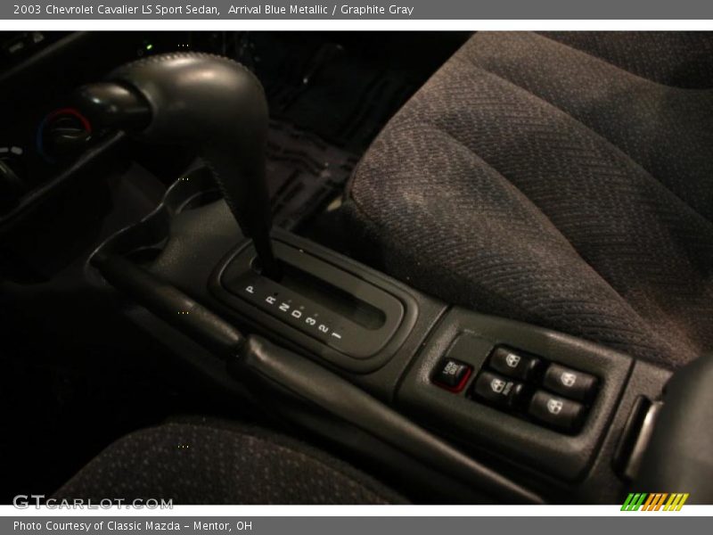 Arrival Blue Metallic / Graphite Gray 2003 Chevrolet Cavalier LS Sport Sedan