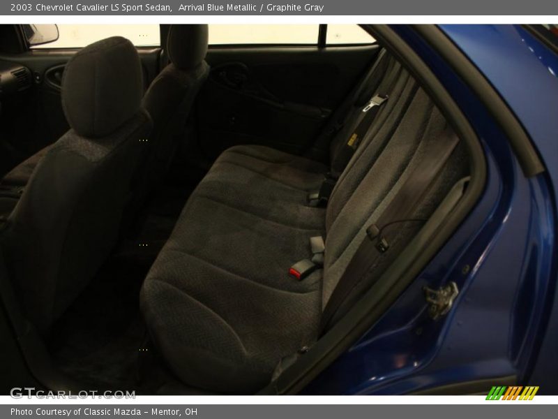 Arrival Blue Metallic / Graphite Gray 2003 Chevrolet Cavalier LS Sport Sedan