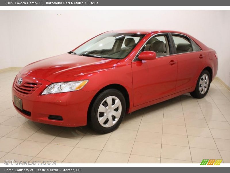 Barcelona Red Metallic / Bisque 2009 Toyota Camry LE