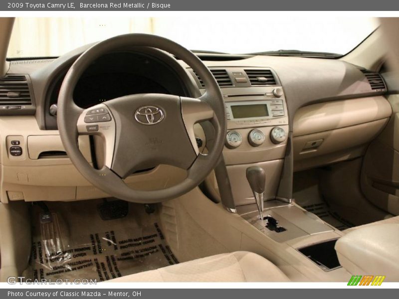 Barcelona Red Metallic / Bisque 2009 Toyota Camry LE