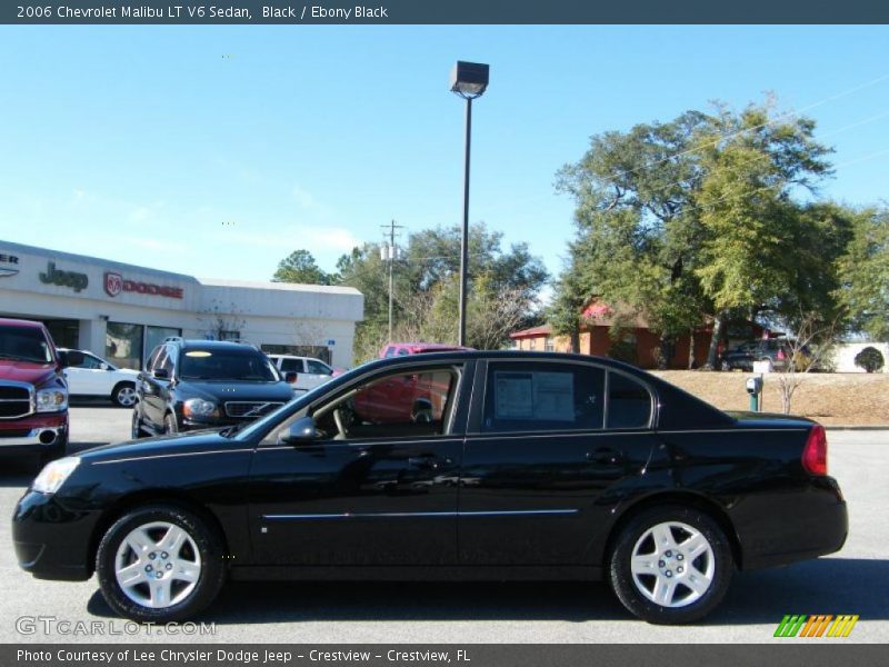 Black / Ebony Black 2006 Chevrolet Malibu LT V6 Sedan