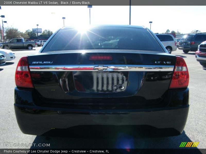 Black / Ebony Black 2006 Chevrolet Malibu LT V6 Sedan