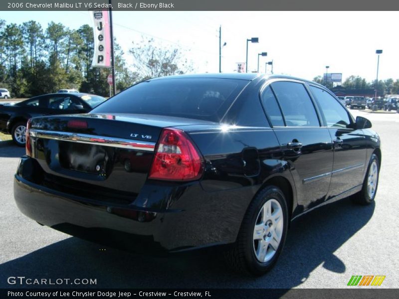 Black / Ebony Black 2006 Chevrolet Malibu LT V6 Sedan
