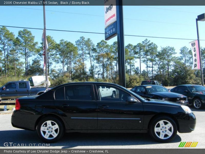 Black / Ebony Black 2006 Chevrolet Malibu LT V6 Sedan