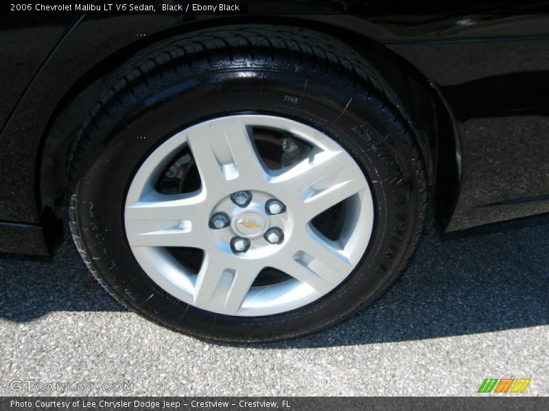 Black / Ebony Black 2006 Chevrolet Malibu LT V6 Sedan