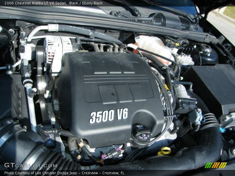 Black / Ebony Black 2006 Chevrolet Malibu LT V6 Sedan