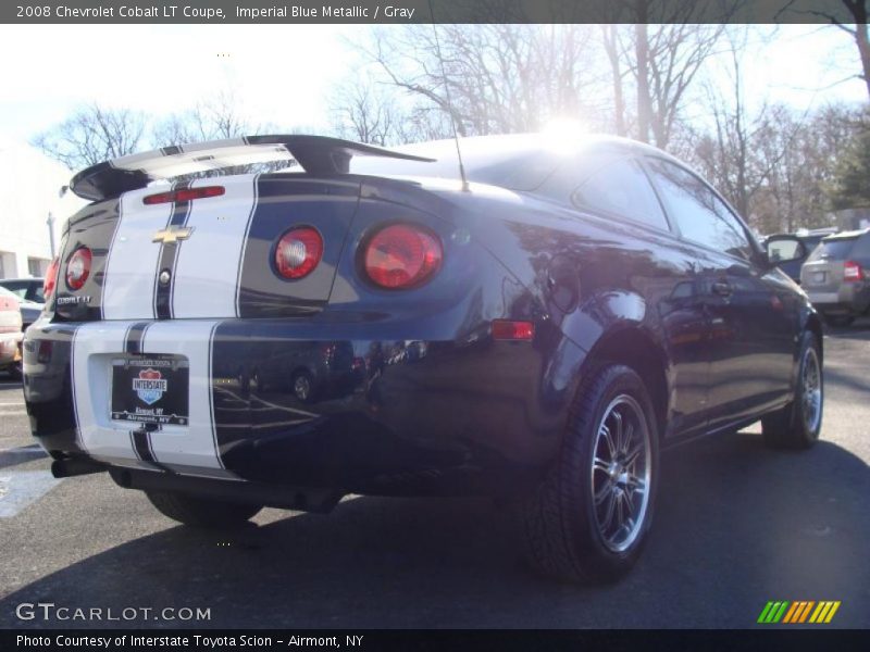 Imperial Blue Metallic / Gray 2008 Chevrolet Cobalt LT Coupe