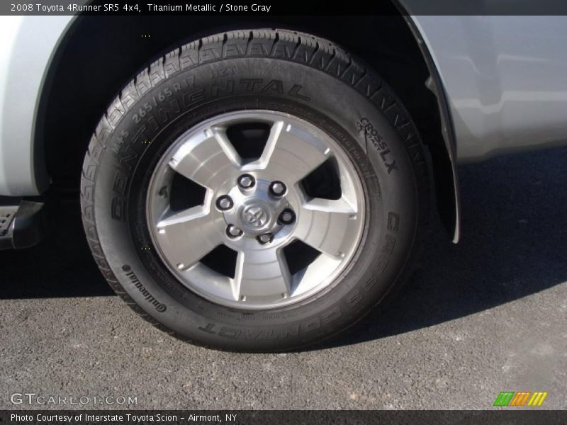 Titanium Metallic / Stone Gray 2008 Toyota 4Runner SR5 4x4