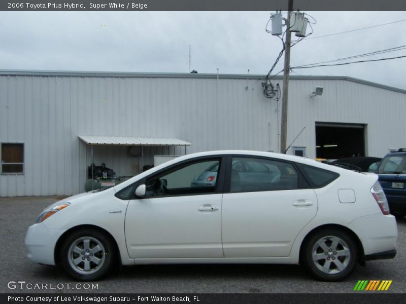 Super White / Beige 2006 Toyota Prius Hybrid