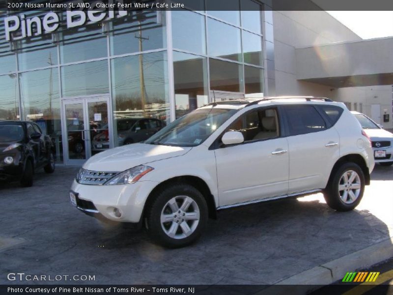 Glacier Pearl White / Cafe Latte 2007 Nissan Murano SL AWD