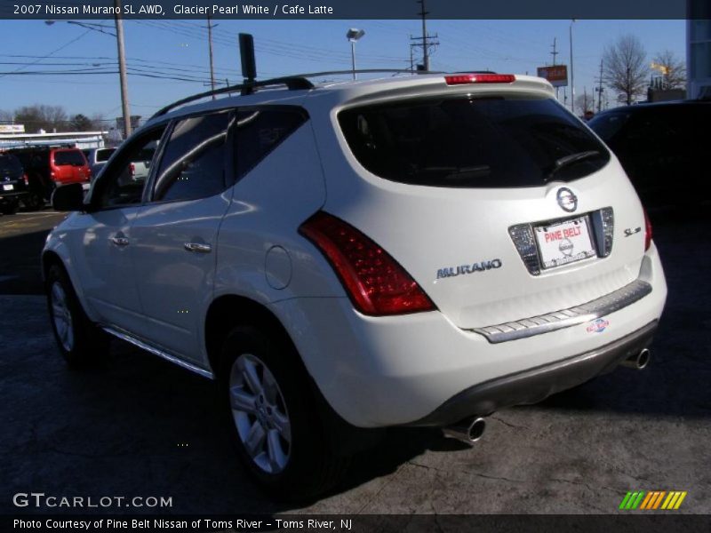 Glacier Pearl White / Cafe Latte 2007 Nissan Murano SL AWD