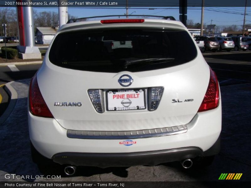 Glacier Pearl White / Cafe Latte 2007 Nissan Murano SL AWD