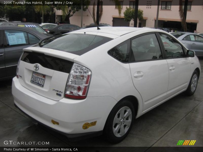 Super White / Gray 2006 Toyota Prius Hybrid