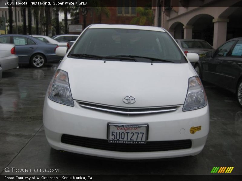 Super White / Gray 2006 Toyota Prius Hybrid