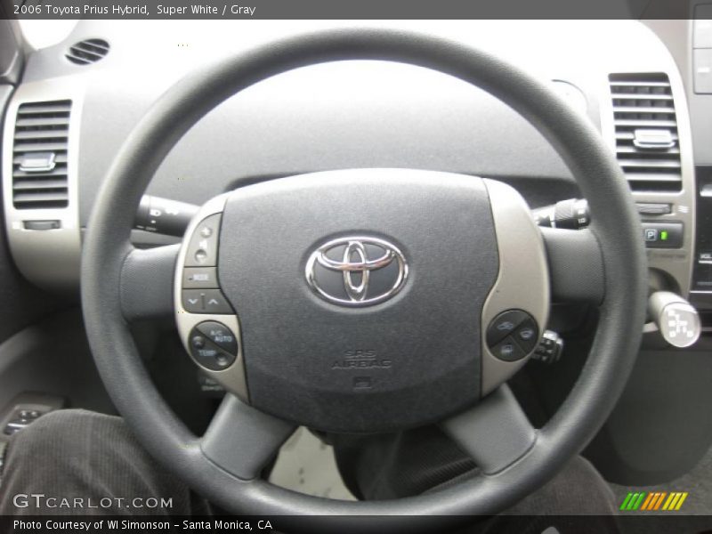 Super White / Gray 2006 Toyota Prius Hybrid