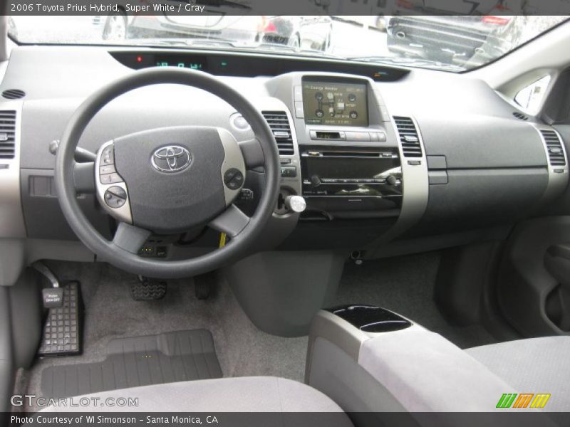 Super White / Gray 2006 Toyota Prius Hybrid