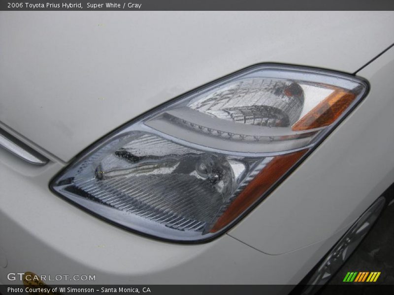 Super White / Gray 2006 Toyota Prius Hybrid
