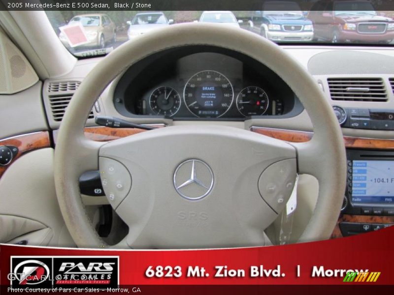 Black / Stone 2005 Mercedes-Benz E 500 Sedan